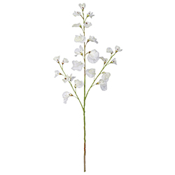 Flor Sweet Pea Blanca 70cm