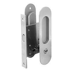 Cerradura Pico Loro Para Puerta Corrediza Oval Inoxidable