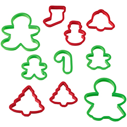 Cortador de Galletas Navideñas 10 Piezas Wilton