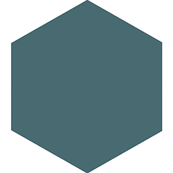 Porcelanato Block Hexagonal Verde Mate 14x16cm Hecho en España