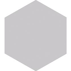 Porcelanato Block Hexagonal Gris Mate 14x16cm Hecho en España
