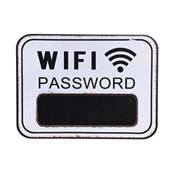 Pizarra Decorativa 39x29cm WIFI Password