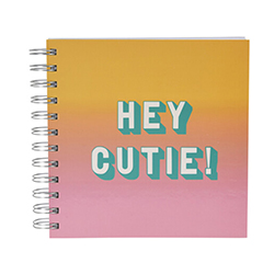 Cuaderno de notas Hey Cutie 3 Modelos