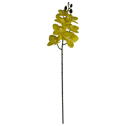 Flor Orquídea Mediana Amarilla 60cm