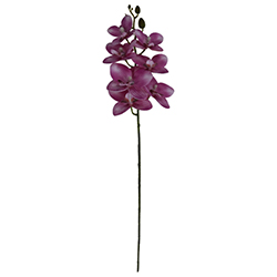 Flor Orquídea Mediana Lila Claro 60cm
