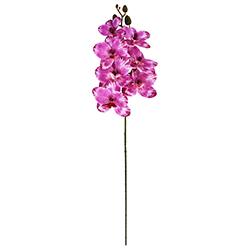 Flor Orquídea Mediana Lila Oscuro 60cm