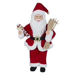 Santa con Ski 45cm