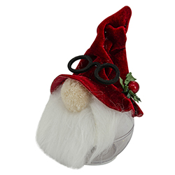 Santa Elfo con Lentes Colgante 16cm con Luz