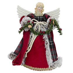 Punta de Árbol Ángel Rojo 30cm