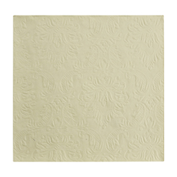 Servilleta Ornament Cream 33x33cm 20 Unidades