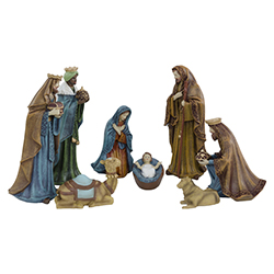 Nacimiento Sagrada Familia 8 Piezas 22cm