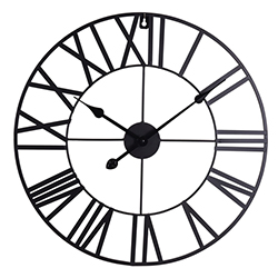 Reloj Negro de Pared 57cm