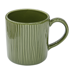Taza Riscada Green 10cm Value Ceramic