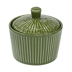 Azucarera Riscada Green 10cm Value Ceramic