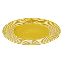 Plato para Sopa Riscada Yellow 24cm Value Ceramic