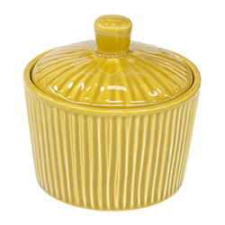 Azucarera Riscada Yellow 10cm Value Ceramic