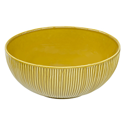 Ensaladera Riscada Yellow 26cm Value Ceramic