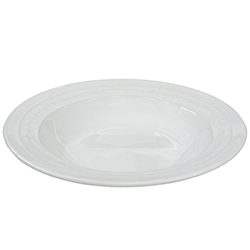 Plato para Sopa Alice White 24cm Value Ceramic