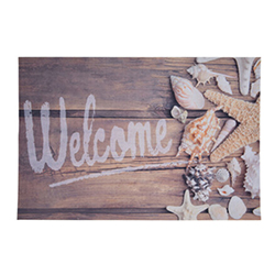 Alfombra Welcome Playa Café 58x38cm