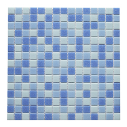 Mosaico de Vidrio Mix Celeste 32.7x32.7cm (.107)