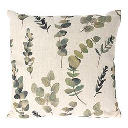 Cojín 45x45cm Beige Diseño Ramas  