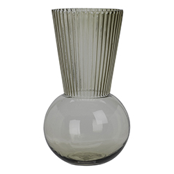 Florero Blow 29cm Gris