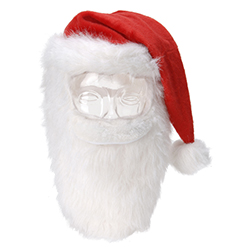 Gorro Santa con Barba 70x35cm