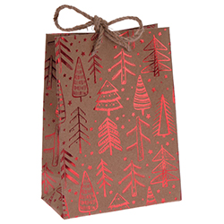 Funda de Navidad Yute 16x11cm