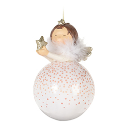 Adorno para Árbol Ángel Estrella Blanca
