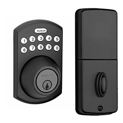 Cerradura Smart Negro Mate Clave Llave Kwikset  