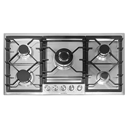 Cocina a Gas con 4 Quemadores +1 Triple Llama de 91x51cm Mastermaid