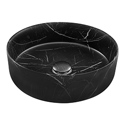 Lavamanos Stone Carrara Negro Mate Vitta