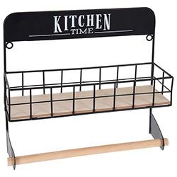 Porta Rollo para Cocina con Repisa Bistro