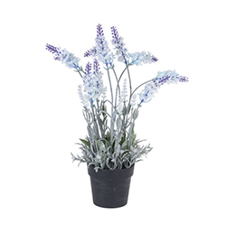 Maceta con Planta Artificial  Lavanda 40cm 4 Colores