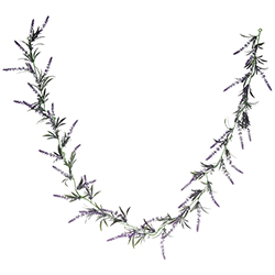 Guirnalda Lavanda 180cm Morado