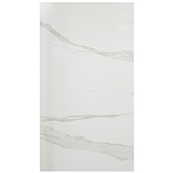 Piedra Sinterizada Carrara Pulido Blanco 120x240cm de 9mm (2.88)