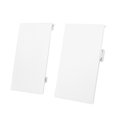 Sujetador Frontal de Panel  Flowbox Blanco