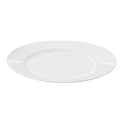 Plato Tendido Dune Blanco 27cm Porcelana