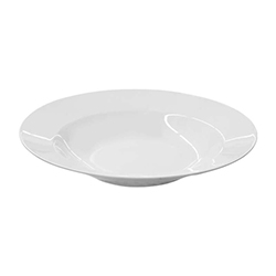 Plato Hondo Dune Blanco 22cm Porcelana