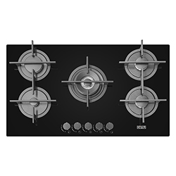 Cocina a Gas con 4 Quemadores + 1 Triple Llama 87x51cm Dipiu