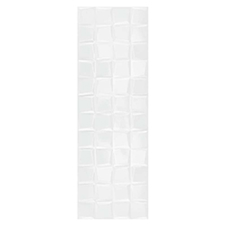 Cerámica Blanco Tera Brillo 30x90cm Hecha en España