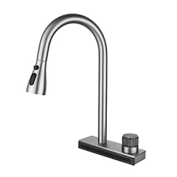 Grifería Cocina Cascade  con Ducha Inoxidable 42cm Vitta