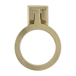 Colgante Hoop 63mm Oro Mate