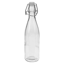 Botella de Vidrio 500ml con Tapa Hermética