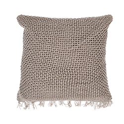 Cojín Tejido Beige 45x45cm