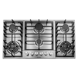 Cocina a Gas con 4 Quemadores + 2 Triple Llama 91x51cm Mastermaid