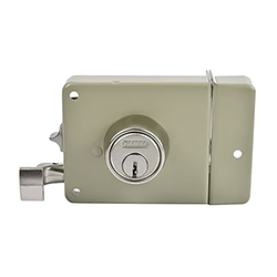 Cerradura de Puerta Beige 47mm Derecha Fanal