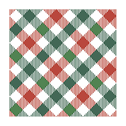 Servilleta Tartan Mix 33x33cm 20 Unidades