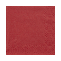 Servilleta Brilliant Red 24x24cm 20 Unidades