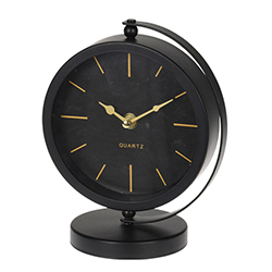 Reloj de Mesa Atlas 20cm Negro